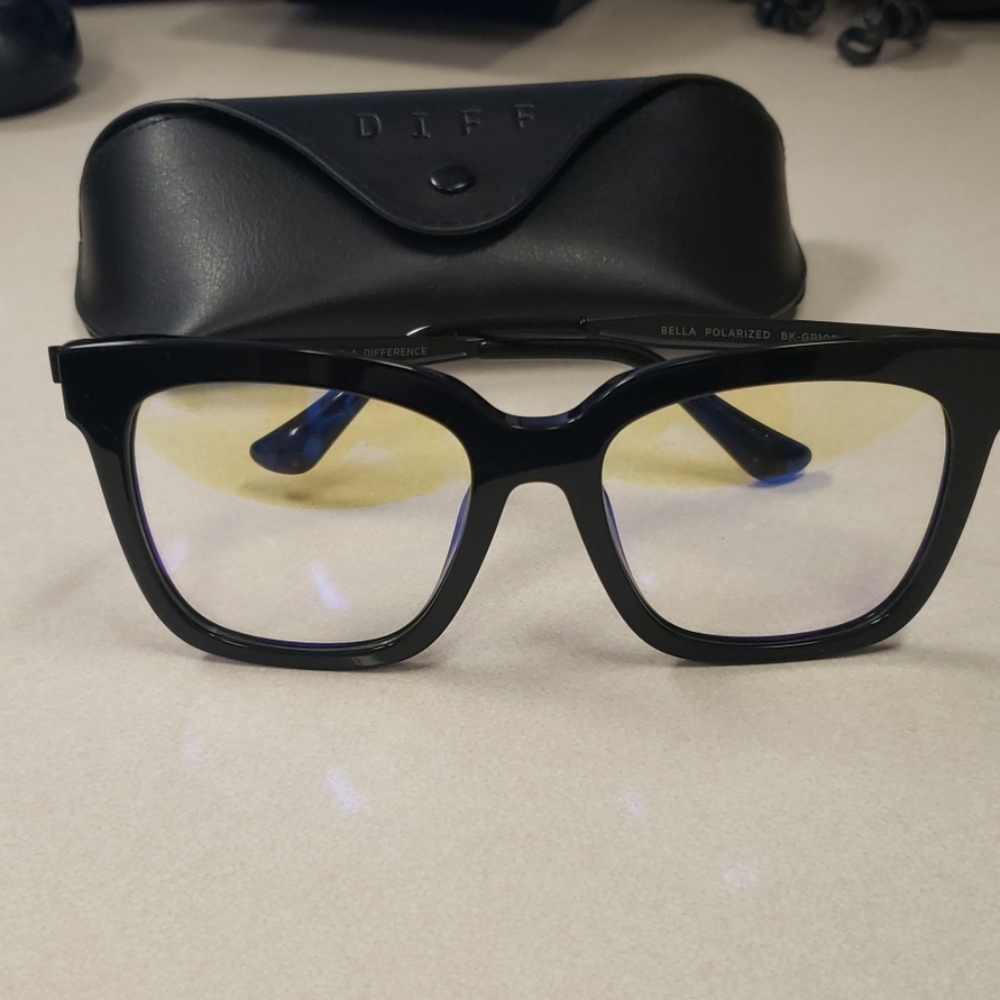 DIFF Bella Black + Blue Light Technology Lens Glas